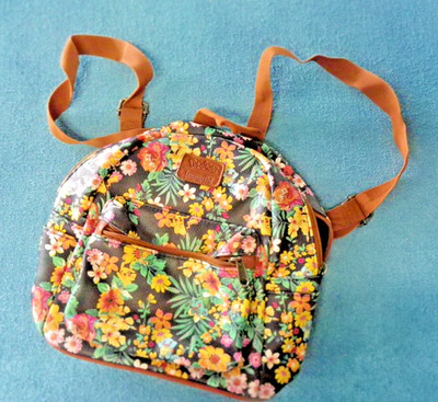 Loungefly Pokemon Authentic Mini Backpack  Pokemon Floral 11''x 10'' Excellent