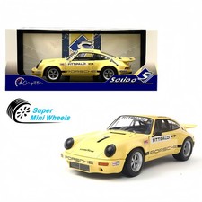 Solido 1:18 1974 Porsche 911 IROC #1 Fittipaldi – Yellow #S1810703