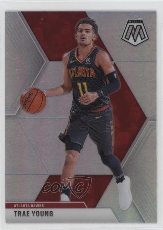 2019-20 Panini Mosaic Silver Prizm Trae Young #182 09ai