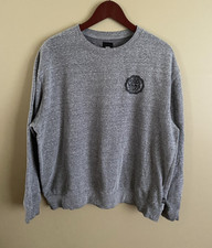 VANS Men s L Gray Crew Neck Pullover Sweatshi...