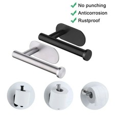No Punching Wall Mounted Toilet Paper Holder Rustproof Anticorrosion Stainless