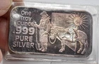 Untouched .999 Silver Bullion Nevada coin Mart The Silver State Bar 1 ounce