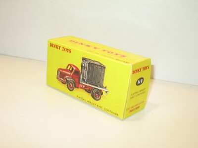 Dinky Toys France 34B - Berliet Benne Porte-container Rouge, échelle 1:50