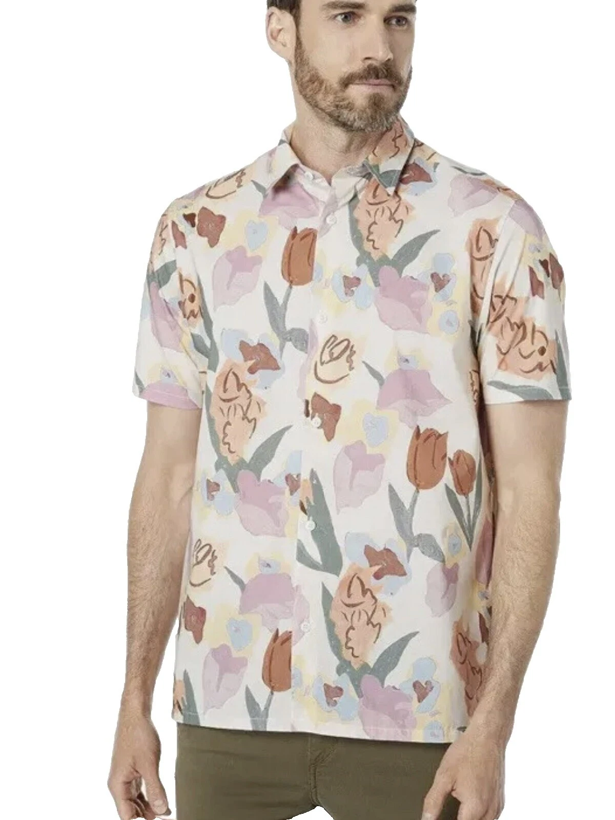 Camisas para hombre Ted Baker informales florales abotonadas