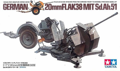 Italeri Revell 1:35 German ANIT AIRCRAFT FLAK FIELD GUN SET Pro Built Model Kit - Picture 11 of 12