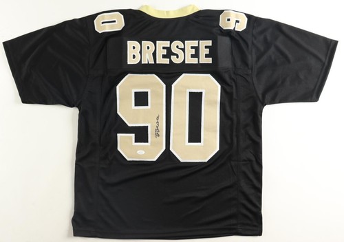 Saints Star BRYAN BRESEE Autographed Custom #90 Jersey - JSA CERTIFIED