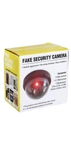 Fake Security Camera, 3.7 x 3.7 x 2.38 in. Dummy Camera To Deter Criminal Acts