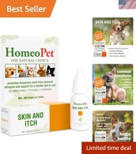 Homeopet Itch Relief - 15ml Natural Formula for Healthy Skin in Pets