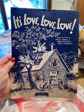 It's Love Love Love! Sheet Music by Mack David, Joan Whitney Alex Kramer 1946