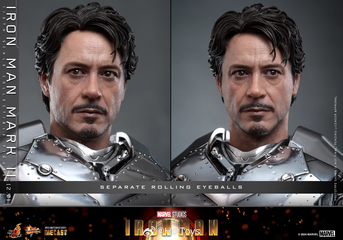 New Hot Toys MMS733D59 Iron Man Mark 2 (2.0) 1/6 Action Figure in