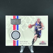 Jason Kidd 2001-02 Fleer Platinum National Patch Time HOF SUNS RARE NICE LOOK!!