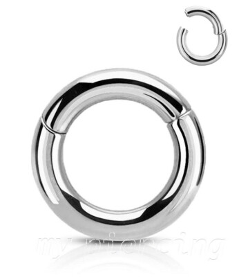 16g Black Hinged Segment Ring | Tulsa