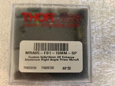 THORLABS MRA05-F01 Right-Angle Prism Mirror, UV Enhanced Aluminum, L = 10.0 mm