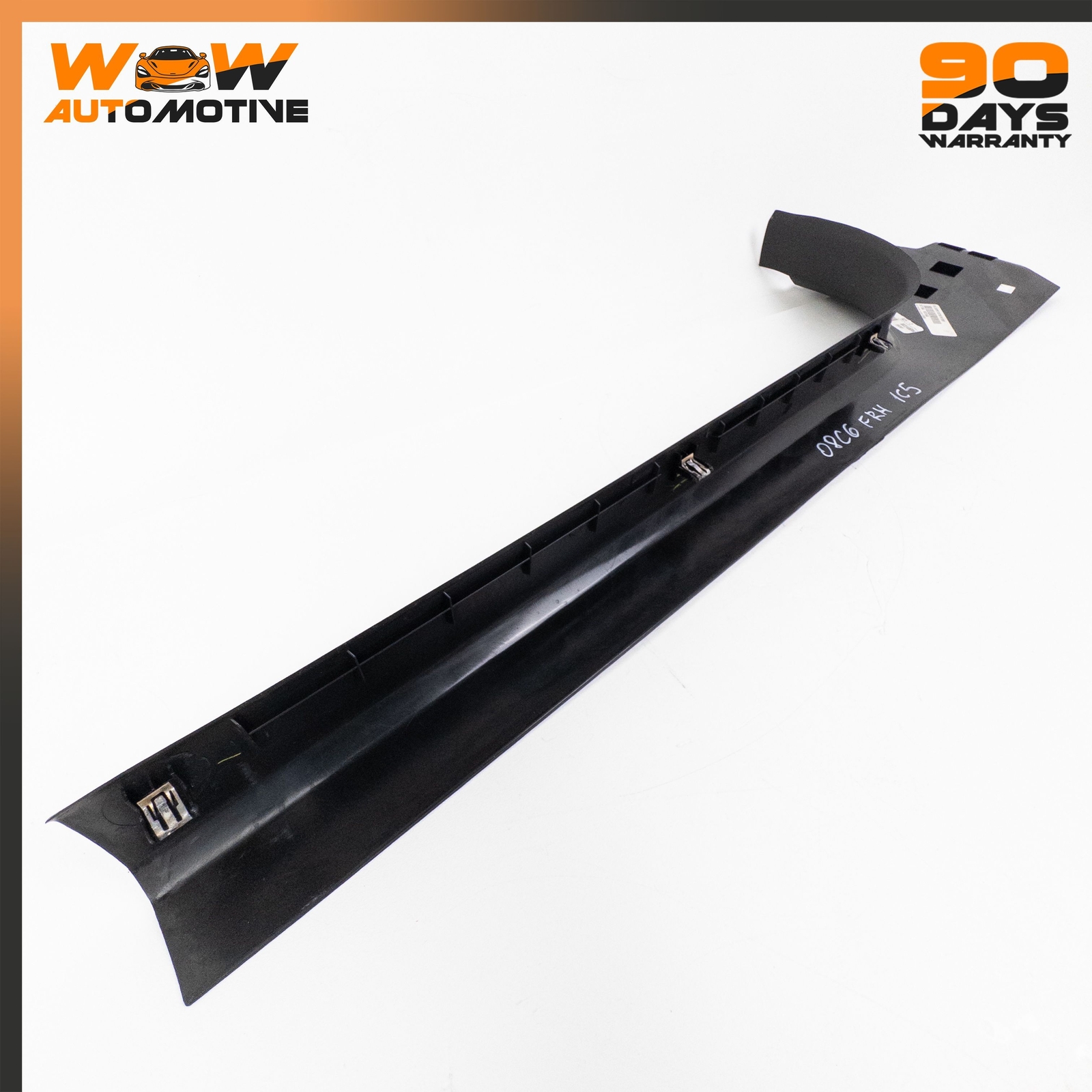 04-13 CHEVROLET CORVETTE C6 CADILLAC XLR FRONT RIGHT SILL PLATE TRIM BLACK OEM