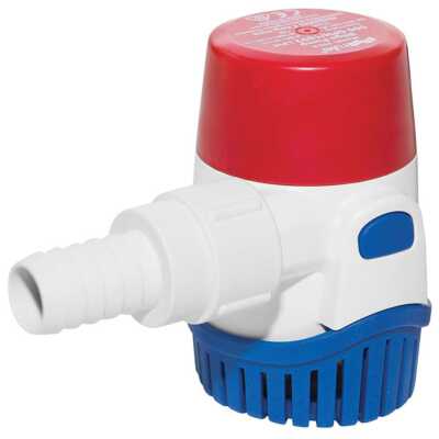 Rule 25DA Bilge Pump 500 GPH Marine 12V DC 3/4'' Hose + NPSM Submersible 25D