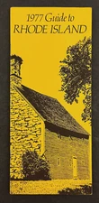 1977 Rhode Island Guide RI Recreation Lodging Dining Vintage Travel Brochure