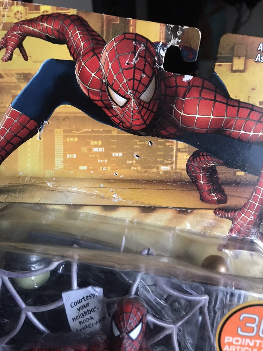 NEW VINTAGE MARVEL LEGENDS SPIDER-MAN 2 MOVIE WEB TRAP FIGURE