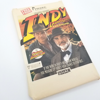 Indiana Jones and the Last Crusade Graphic Adventure 5.25