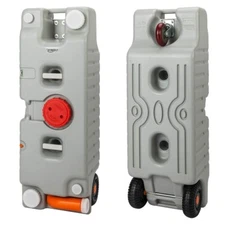 VINGLI Tote Tank 10/20Gal Portable Wheeled Water Tank for Outdoor Activities