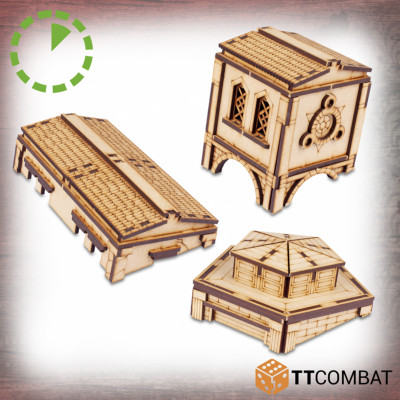 SOV162 TTCombat - Streets of Venice - SMALL SUNKEN BUILDINGS (Carnevale)