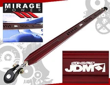 For 92-95 Civic 96-00 Hatchback Red JDM Sport Rear Upper C-Pillar Bar Strut Bar
