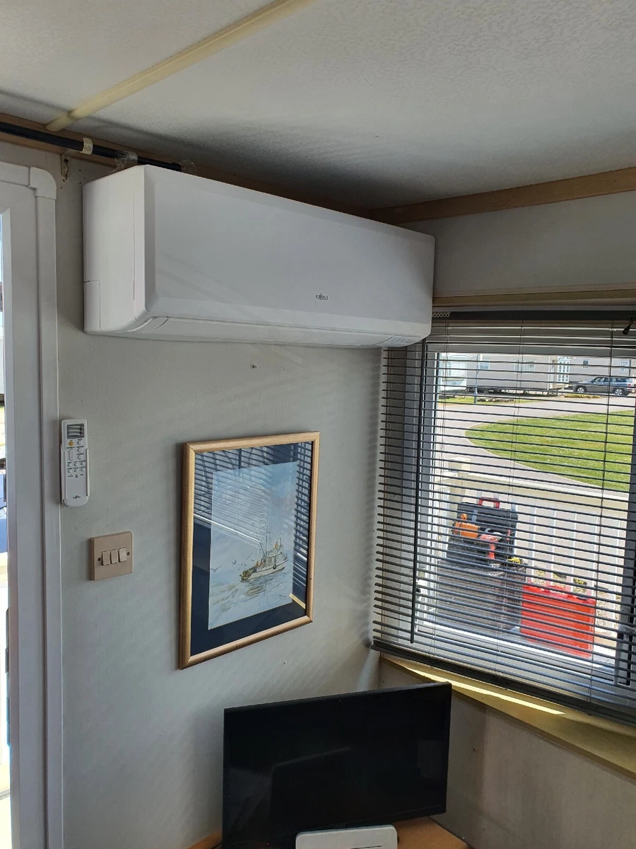 Static Caravan heat pump/air conditioning refcom registered installation |  eBay