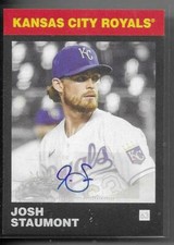 2021 Topps Montgomery Club JOSH STAUMONT AUTOGRAPH AUTO