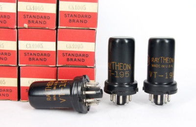 ONE CK1005/VT-195 RAYTHEON NOS tube Lampe TSF Valvula 진공관 真空管 Valve Röhre