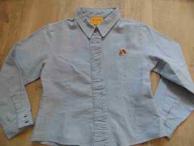 Steiff cute blouse light blue size 116 mint condition KNi517