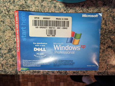 Dell Microsoft Windows XP Professional Reinstallation CD W / SP1a unopened