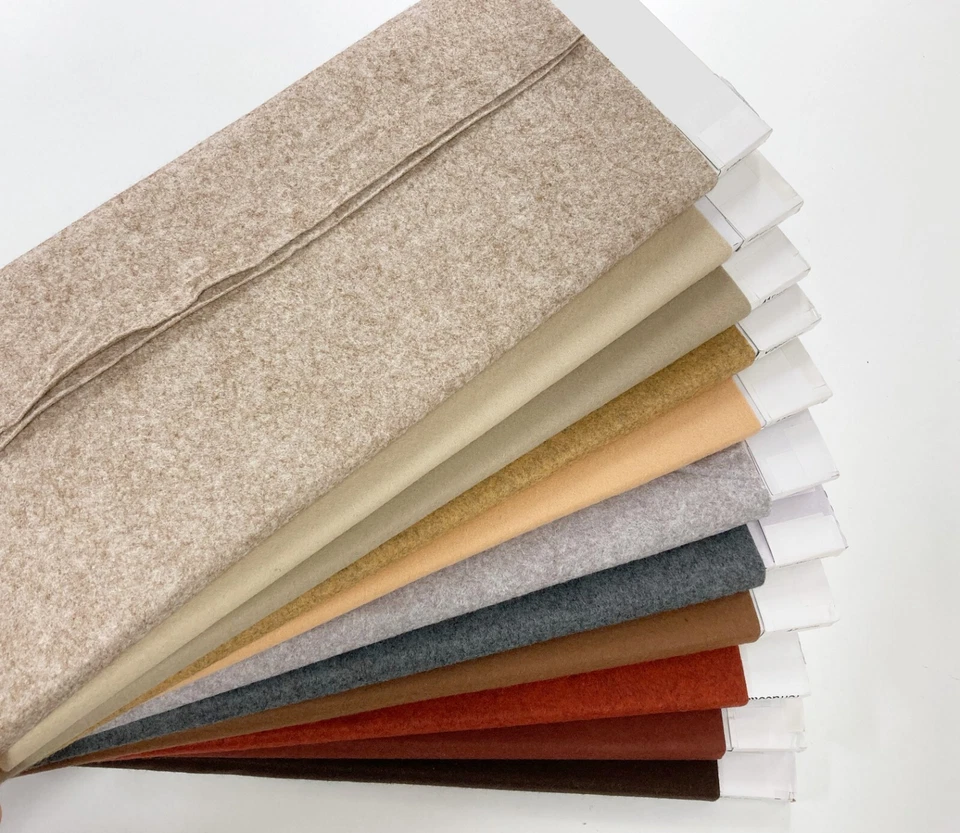 Craft Felt Fabric High Quality 30% Wool Viscose Blend Plain EN71 for Toy Making - Image 2 of 4