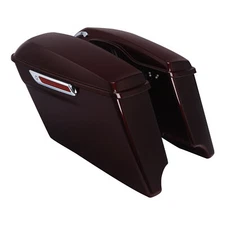 4" Stretched Hard Saddlebags Fit For Harley Street Glide 2014-24 Twisted Cherry