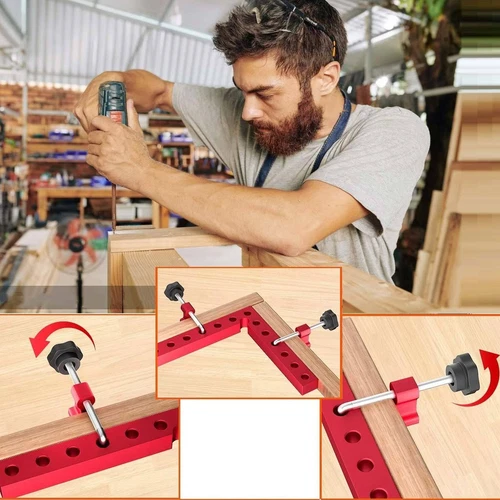 120/140/160MM 90 Degree Positioning Squares Right Angle Clamps for Woodworking - Picture 12 of 20