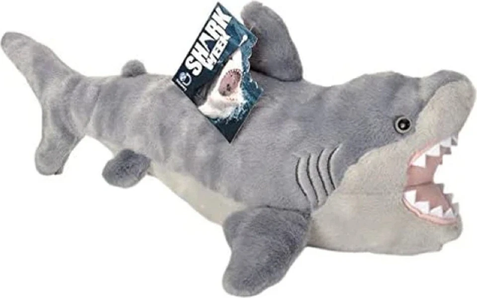 Wild Republic - 11235AP - Weißer Hai, 39 cm, Plüsch, Animal Planet