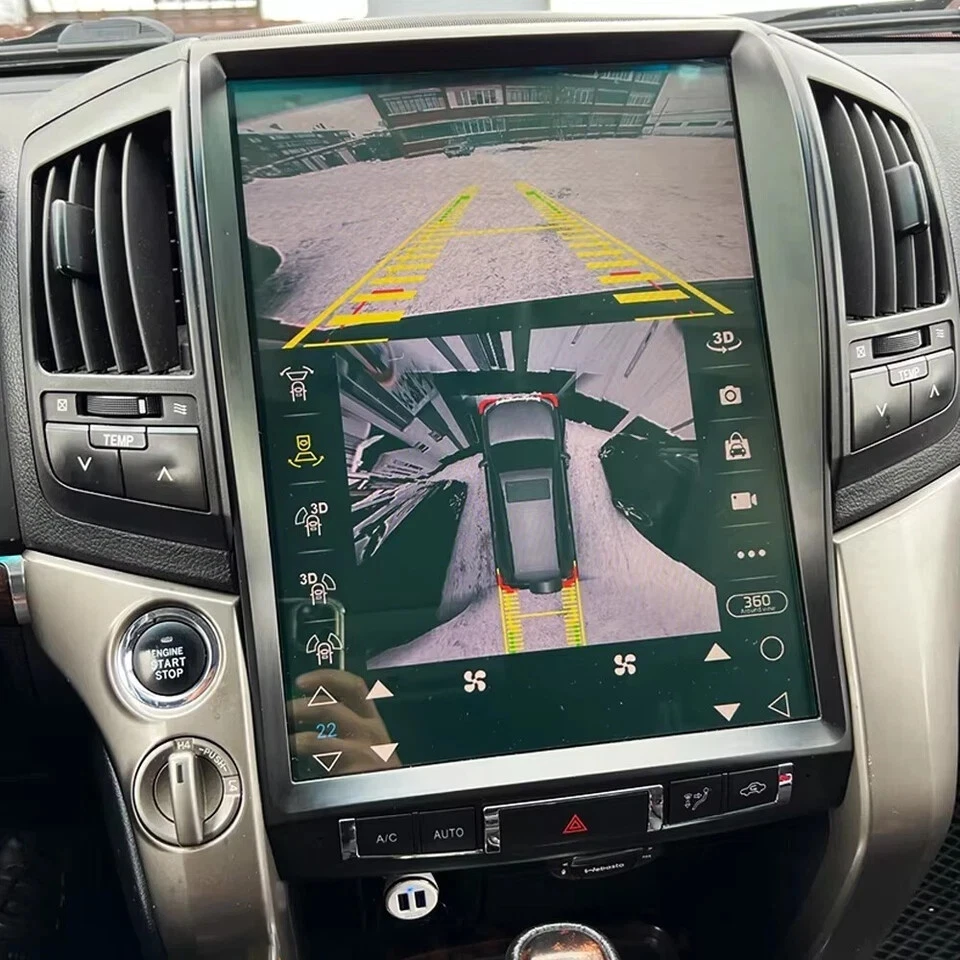 For 2008-2015 Toyota Land Cruiser LC200 Android Car Stereo Carplay GPS Head Unit - Image 4 of 4