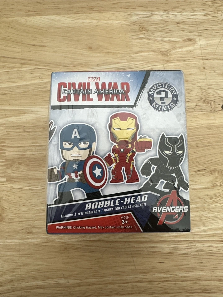 Marvel Capitán América Guerra Civil Misterio Minis Funko Figura Vinilo Caja Ciega Juguete Foto 2 de 4