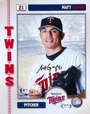 Matt Garza Minnesota Twins Signed 8x10 Photo (PSA)