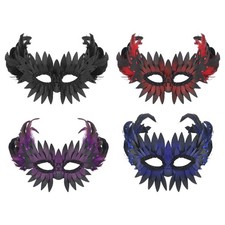 Costume Masks Feather Animal Mask Masquerade Bird Halloween Mardi Gras Cosplay