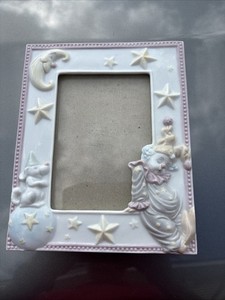 Circus Nursery Clown Moon Stars Baby Picture Photo Frame, F9