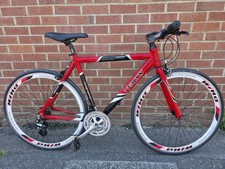 Teman Hybrid Road Bike Red (Serviced)