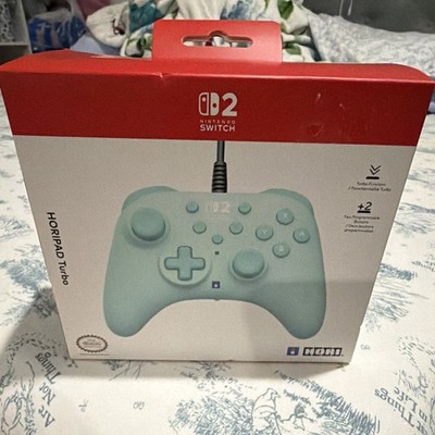 HORI HORIPAD Turbo Wired Controller for Nintendo Switch, Green, 3m, NSX-110U