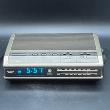 Vintage General Electric GE Digital AM/FM Alarm Clock Radio 1980s WORKS 7-4642A