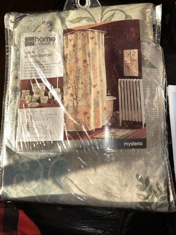 J.C. Penney Home Collection Fabric Shower Curtain “Mysteria” New In Package