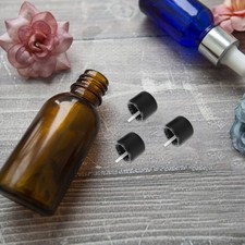 20 Pcs Reagent Bottle Caps Plastic Replacement for Essential Oil