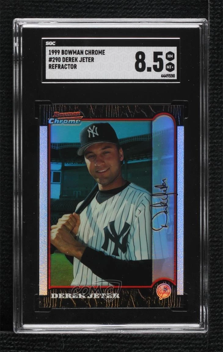 その他 DEREK JETER 1999 BOWMAN CHROME REFRACTOR 1999 Bowman Chrome - Derek Jeter #290 for sale | eBay