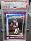 Caleb Williams PSA 10 RC PINK 2024 DONRUSS OPTIC PREVIEW Rated Rookie BEARS USC