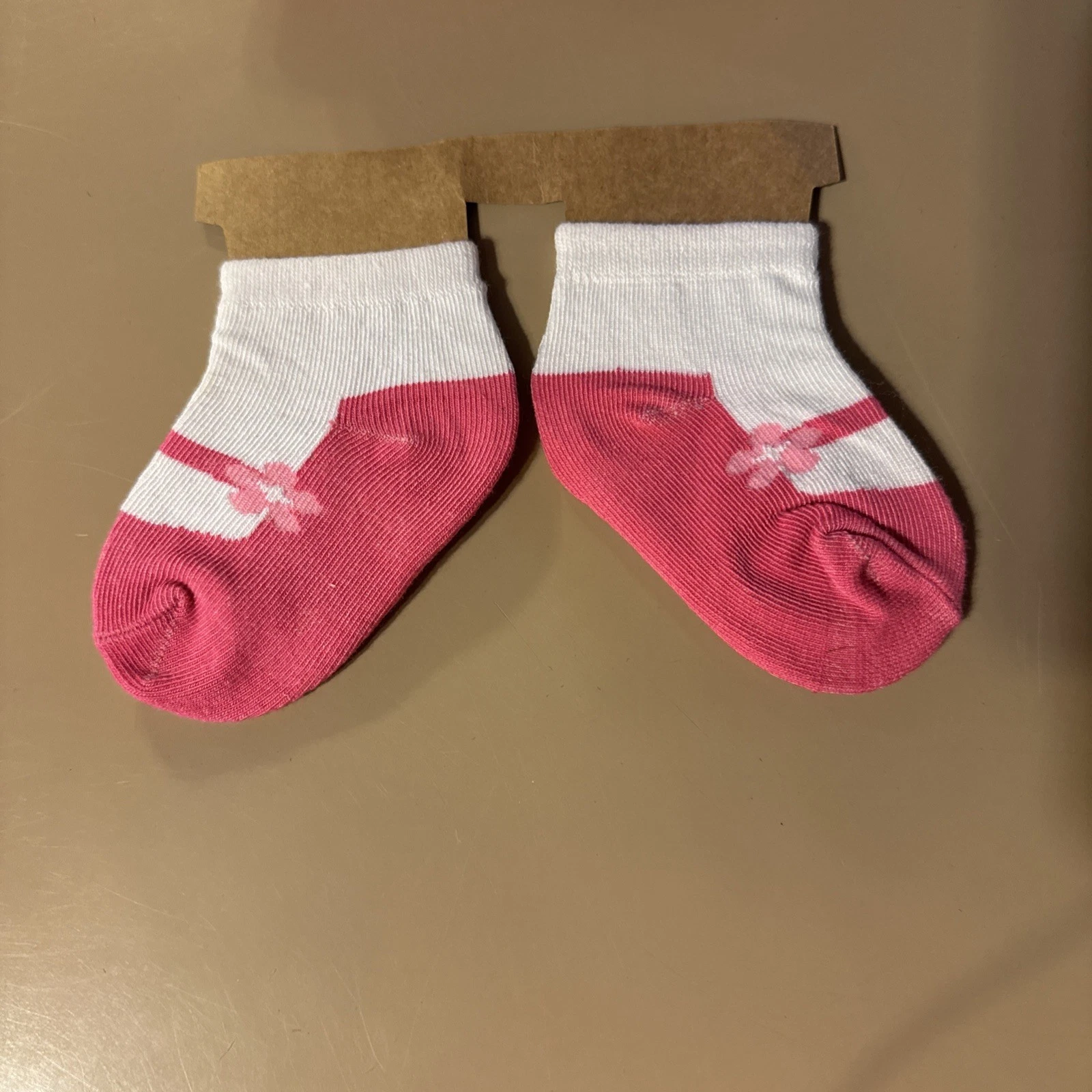 100 Pairs Of Girls Infant Socks Pink Mary Jane Style Flowers 6-18 Months
Opens in a new window or ta