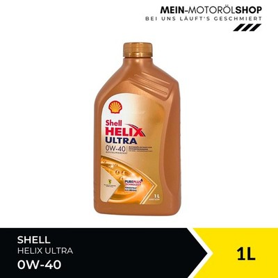 Shell Helix Ultra 0W-40 MB226.5/229.5 VW 502 00/505 00 API SP ACEA A3/B4 1 Liter