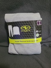 Athletic Works Youth Boys' 2-Piece Waffle Thermal Layering Underwear Set Sz XXL