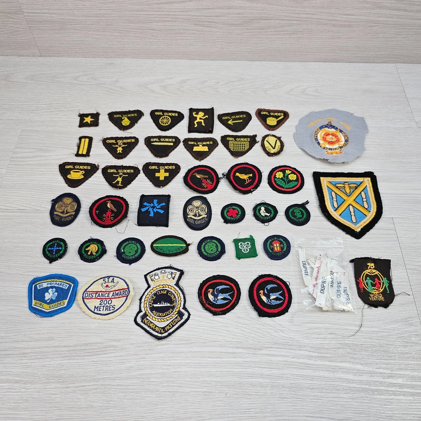 Vintage Girl Guides Badges and Patches Bundle